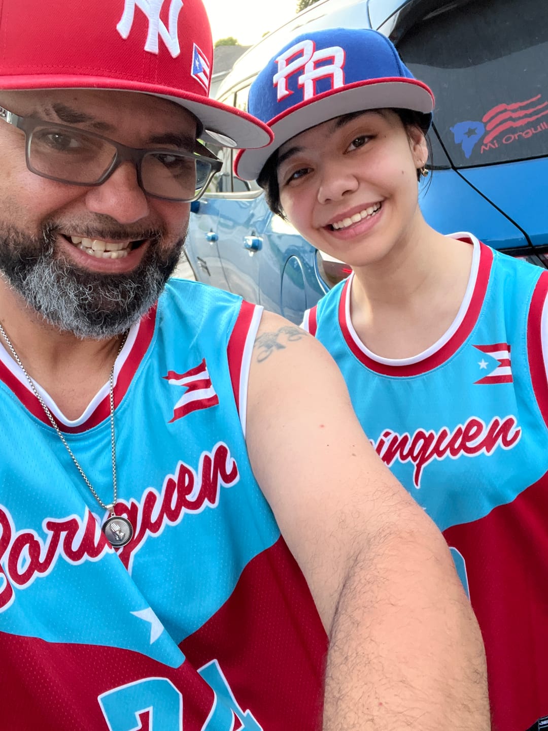 Customer photo review of Puerto Rico Custom Basketball Jersey