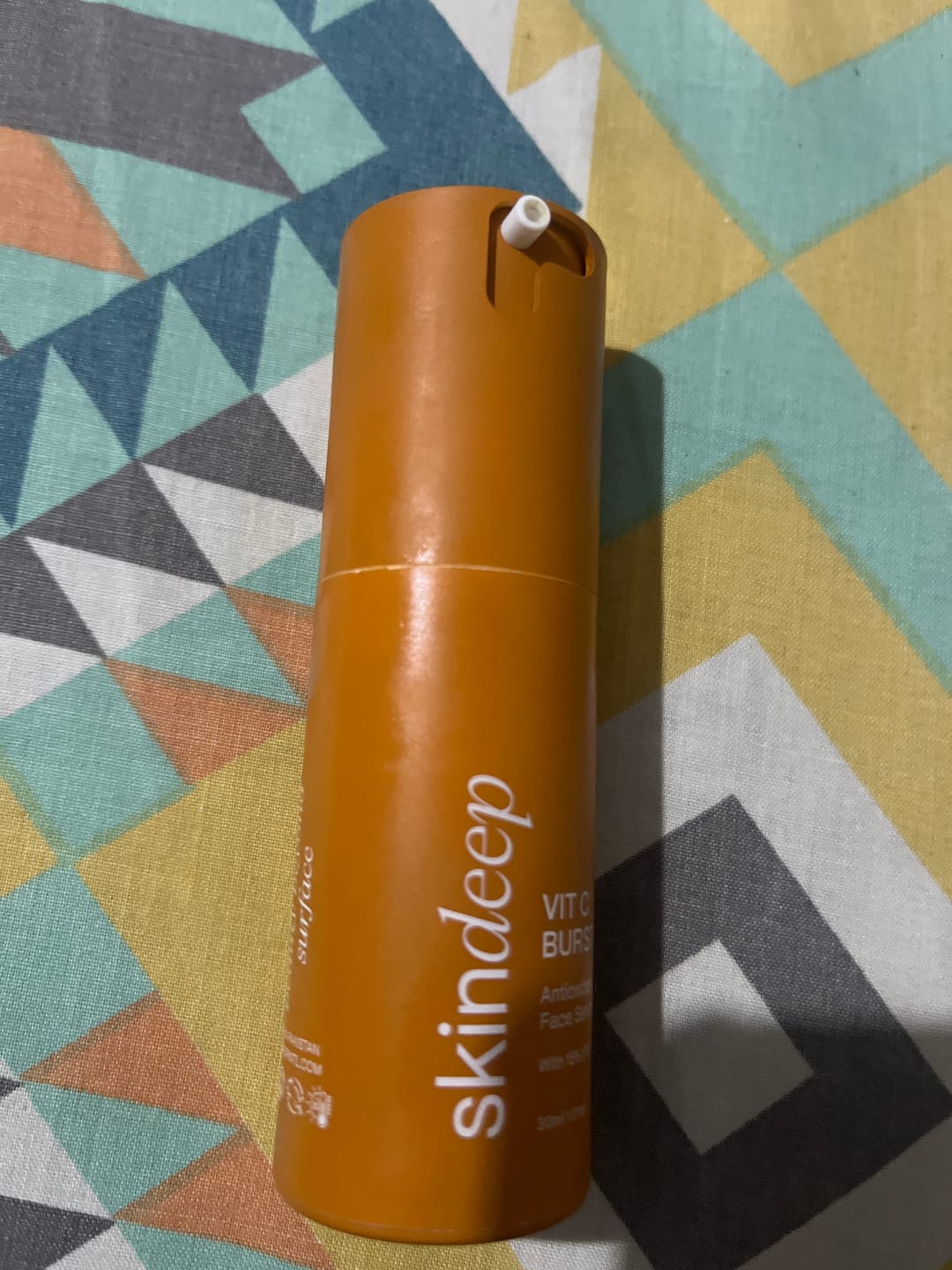Customer photo review of Vit C BURST - Antioxidant Face Serum