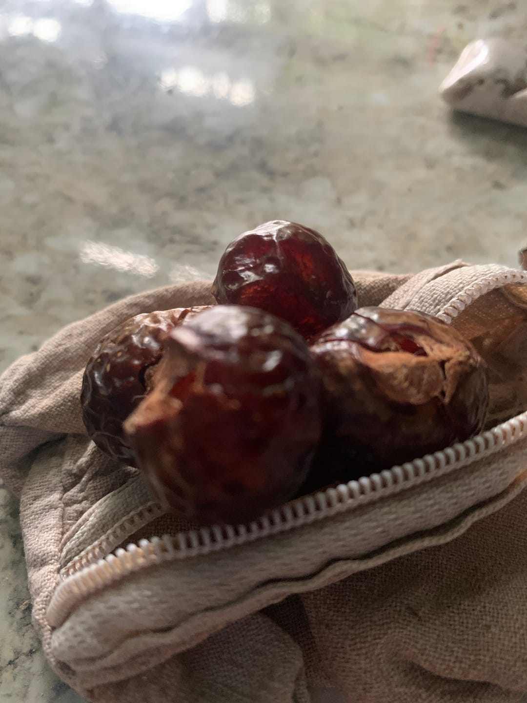 Customer photo review of Soapnuts For Planet Friendly Clothes and Dish Washing, Certified Organic in Eco Bags