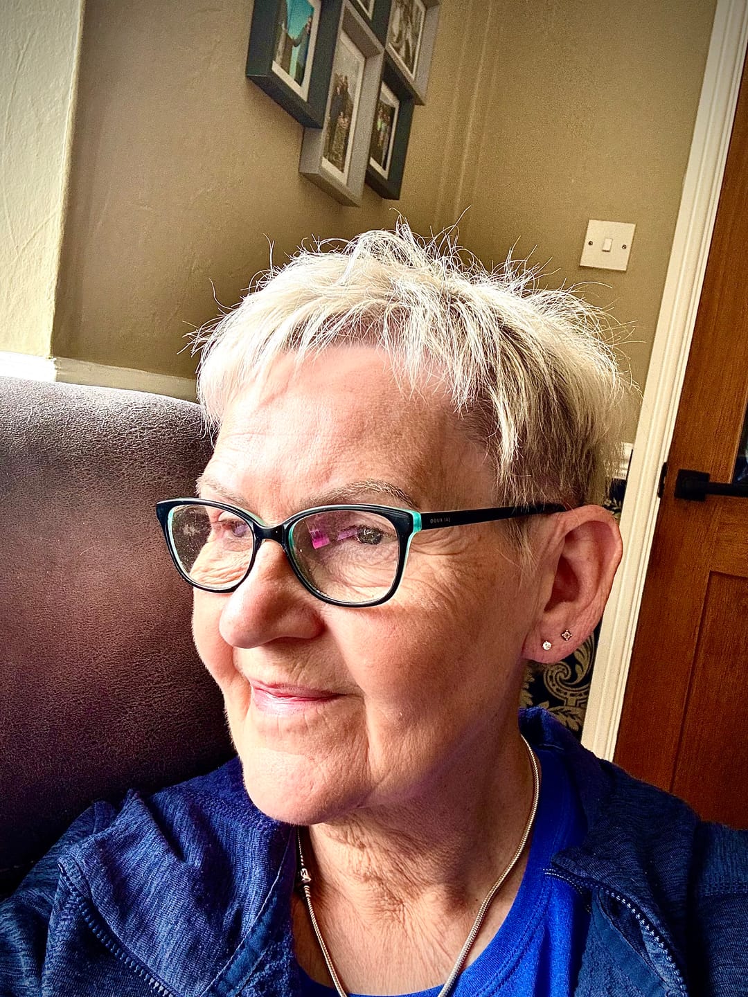 Customer photo review of World's First Lab Grown Diamond Sleep Stud Earrings