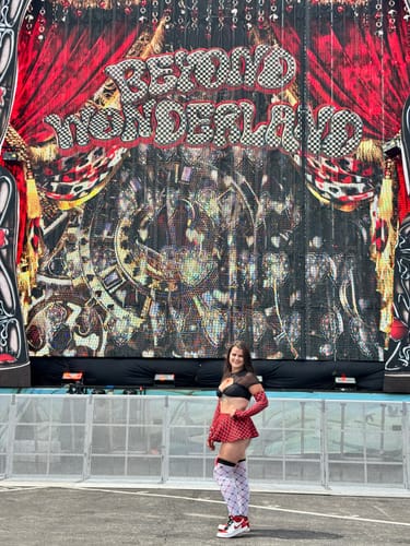 Customer photo review of Punk's Not Dead Micro Skort