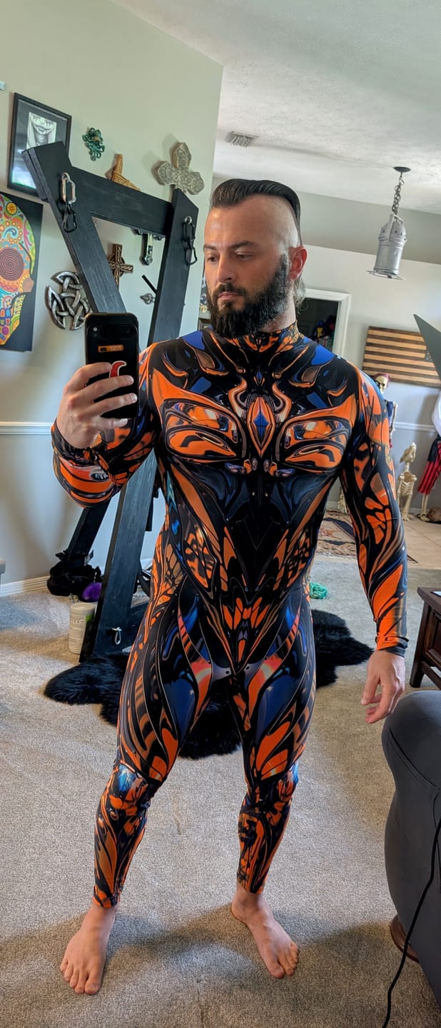 Customer photo review of Honey Steel Male Costume