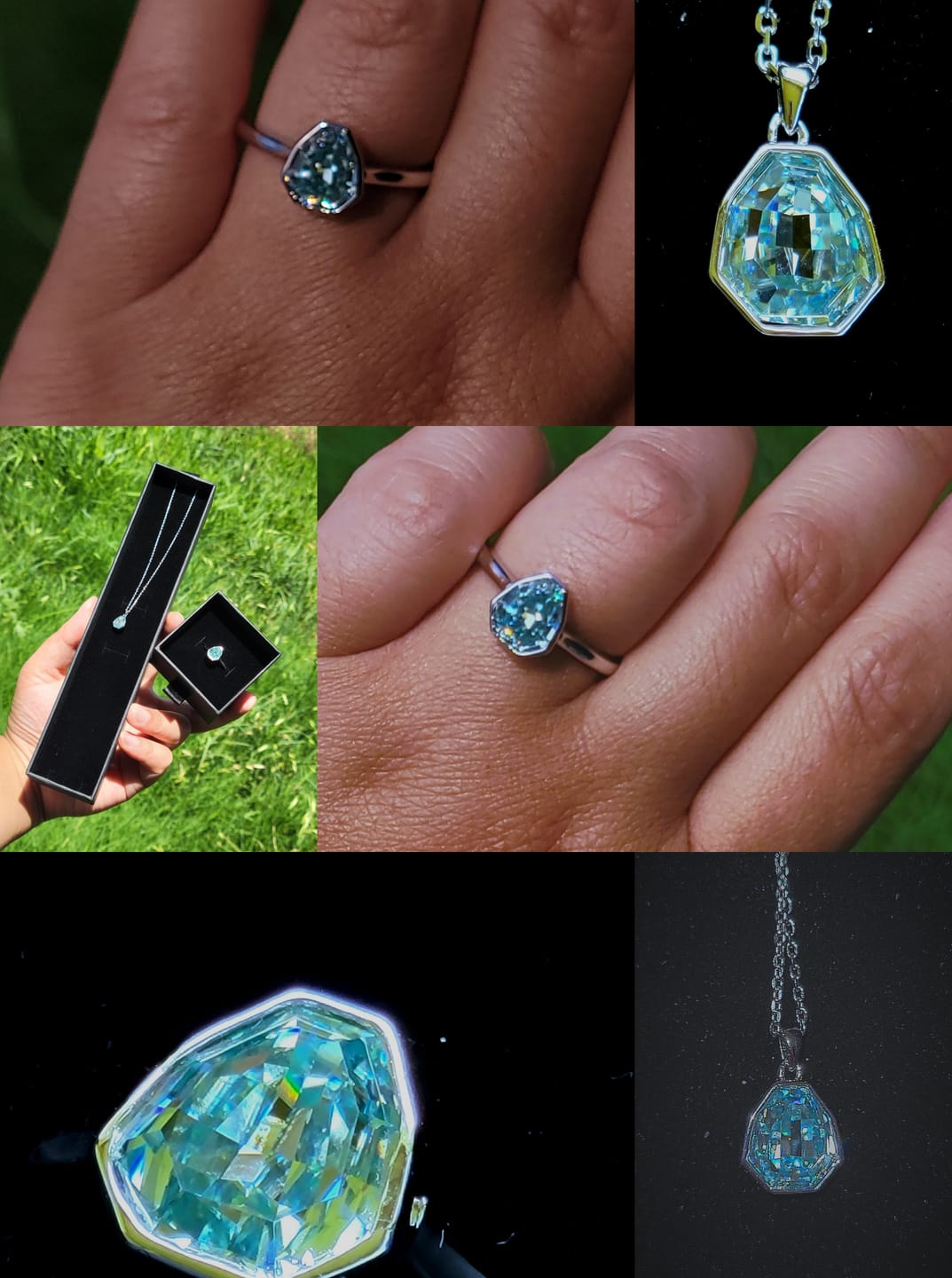 Customer photo review of Minecraft Necklace PREORDER