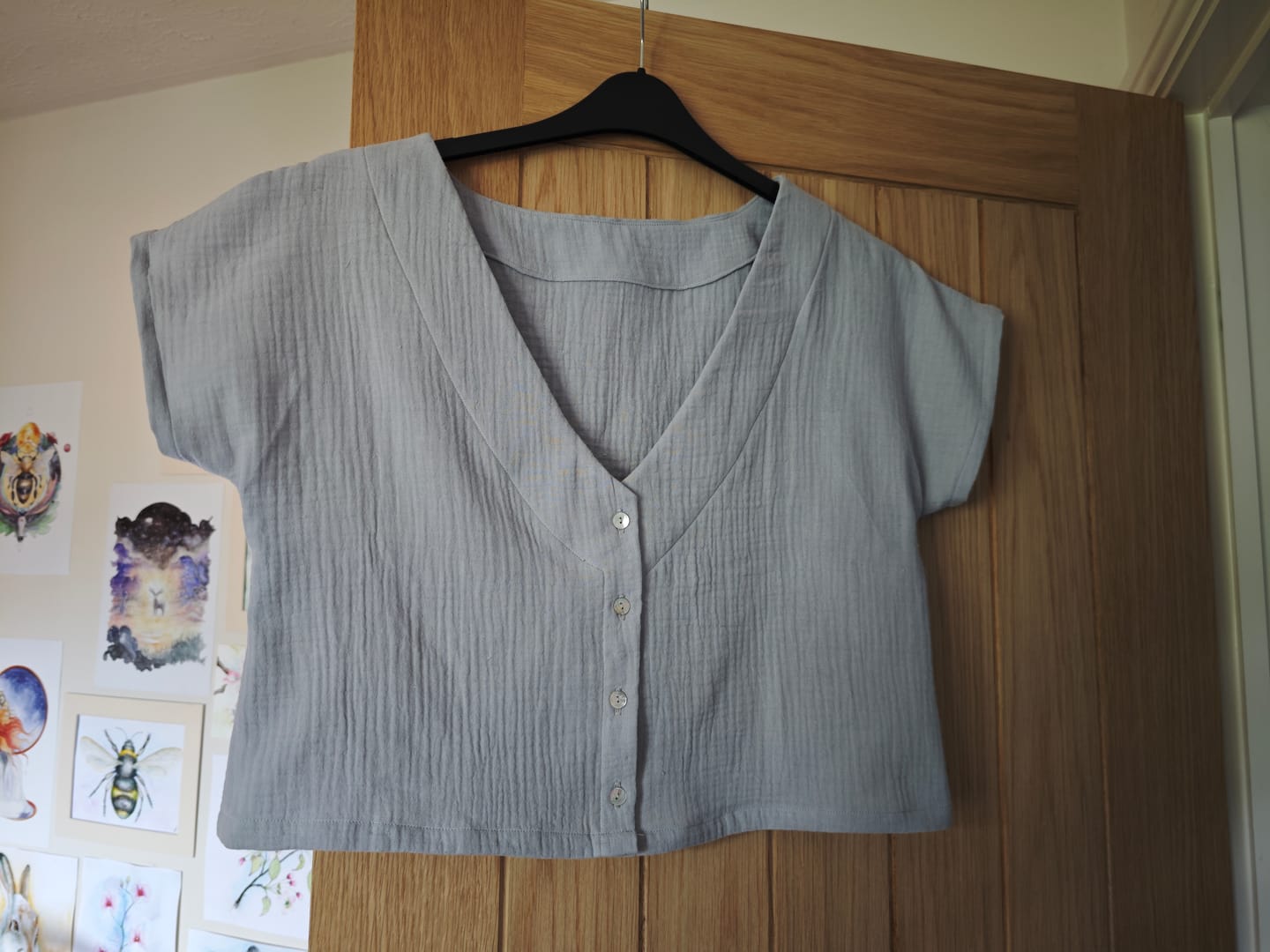 Customer photo review of Plain Double Gauze Fabric
