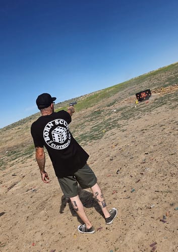 Customer photo review of ROLL THE DICE T-SHIRT