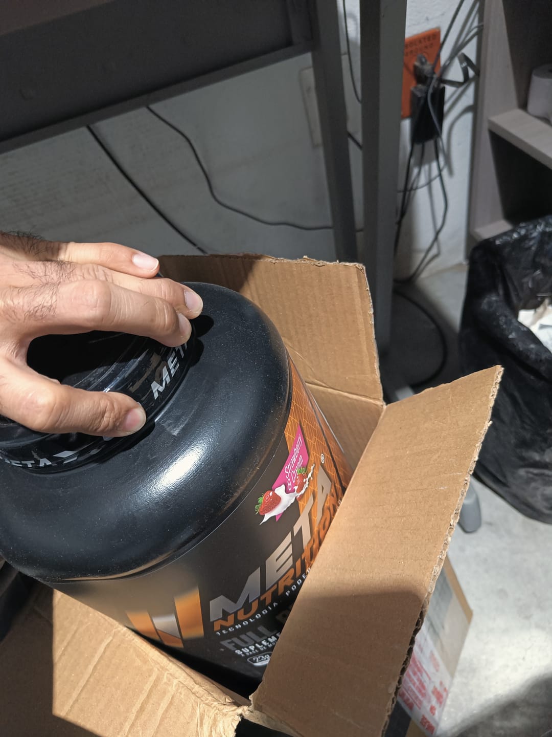 Customer photo review of Full Protein 4.4 lb