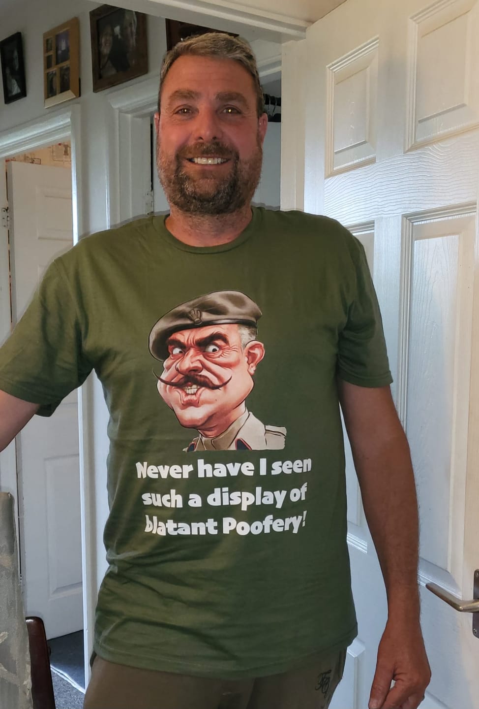Customer photo review of ' Blatant  Poofery' T-Shirt