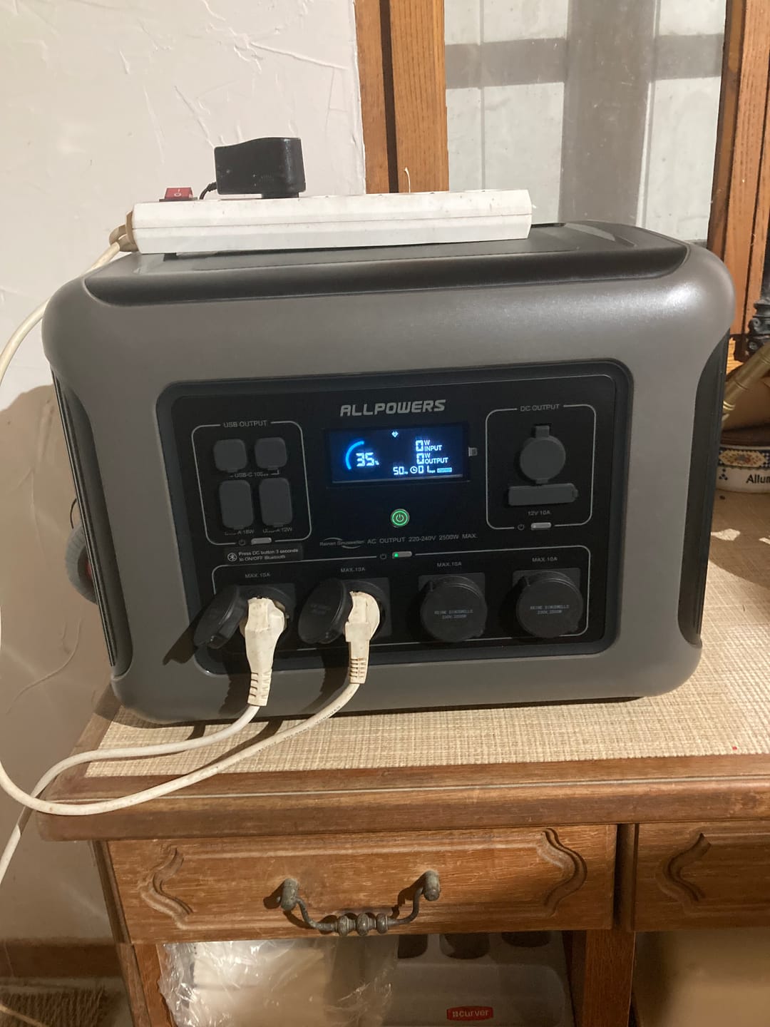 Customer photo review of ALLPOWERS R2500 Station électrique portable 2500W 2016Wh