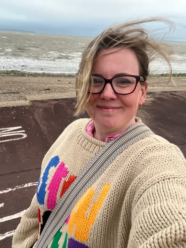 Customer photo review of The Tutti Frutti Jumper