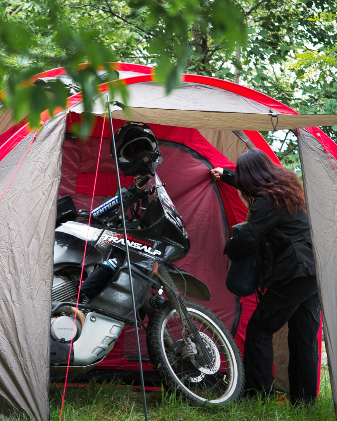 Customer photo review of MotoTent Awning Kit