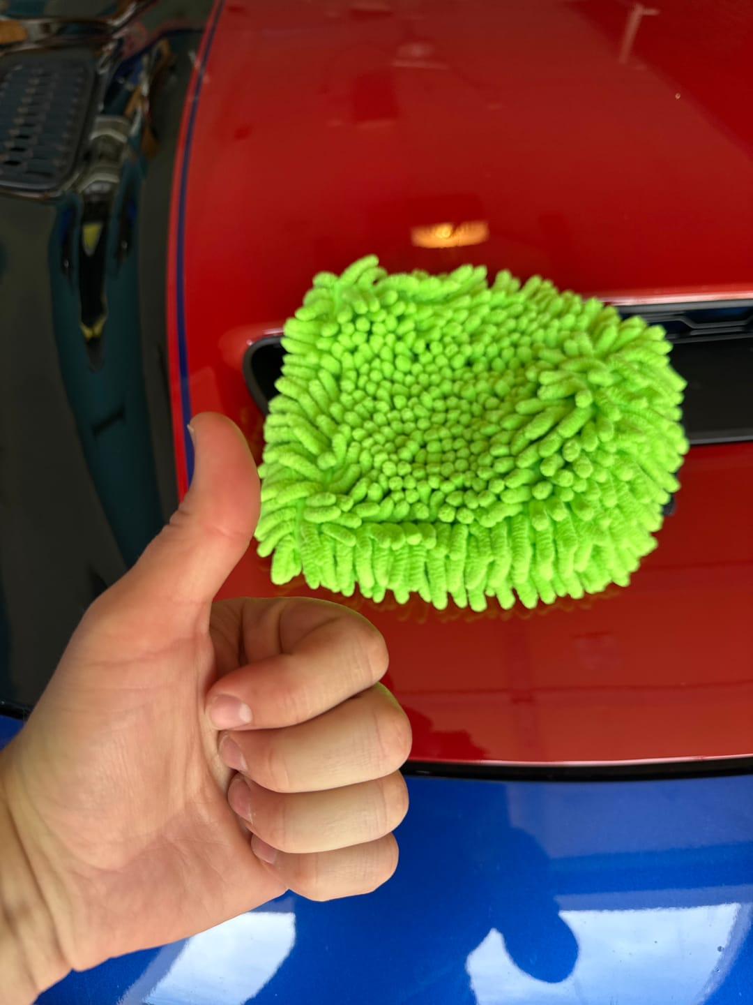 Customer photo review of 80Eighty® Car Wash Mit