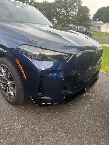 Customer photo review of For 2024-2025 BMW G05 X5 LCI Front Lip Rear Diffuser Side Skirts Gloss Black Body Kit