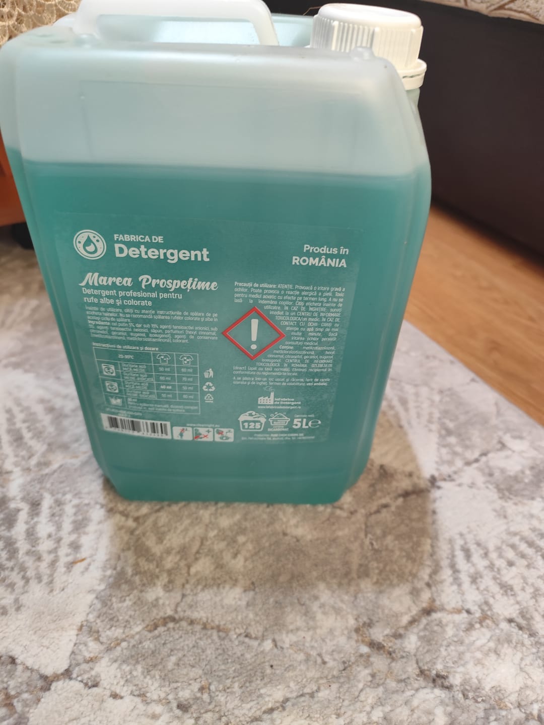 Customer photo review of Pachetul cu 2x Detergent Marea Prospetime