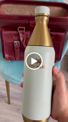 Customer video review of Stanley All Day Slim Bottle Gilded | 591ML