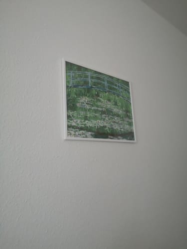 Customer photo review of Malen nach Zahlen - Die japanische Fußgängerbrücke - Claude Monet