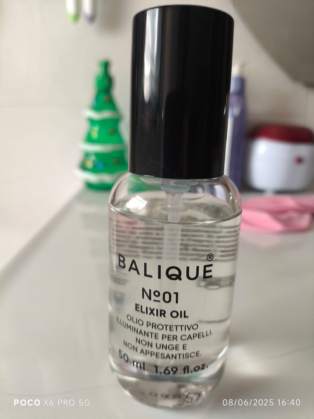 Customer photo review of N°01 - ELIXIR OIL - OLIO PROTETTIVO 50ml
