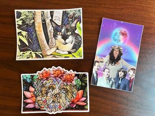 Customer photo review of Custom Photo Sticker