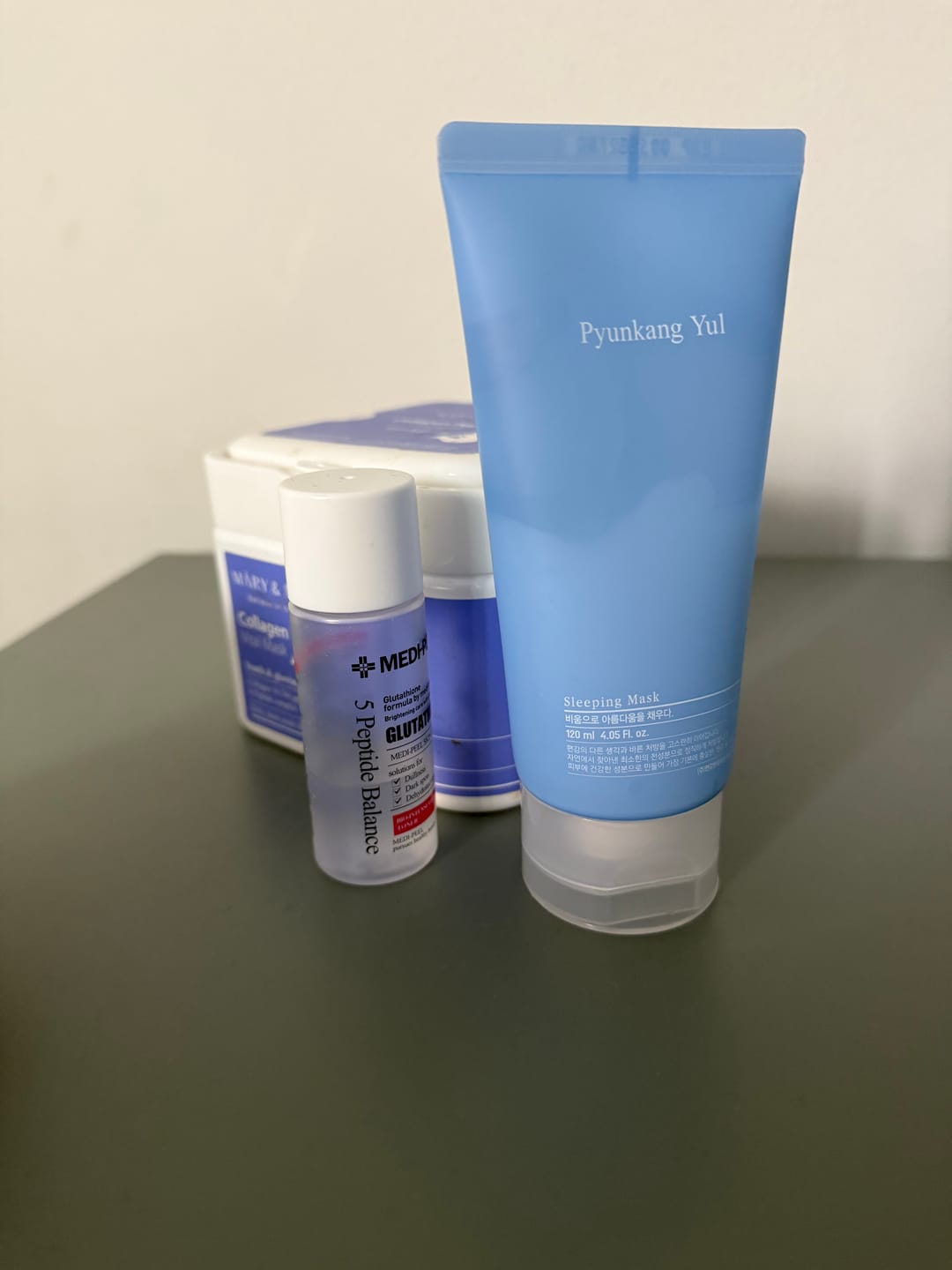 Customer photo review of Mitrinošu liftinga masku komplekts MARY&MAY Collagen Peptide Vital Mask