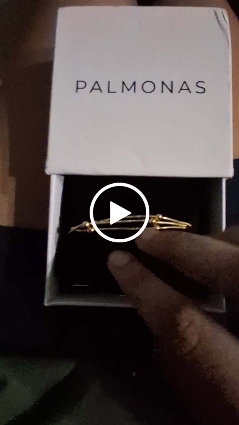 Customer video review of Gold Chain Bracelet with Beads