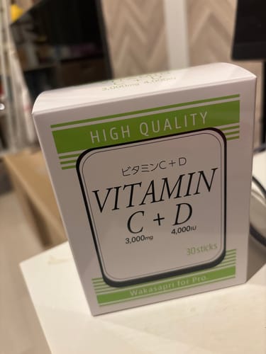 Customer photo review of ビタミンC+D -Wakasapri for Pro.