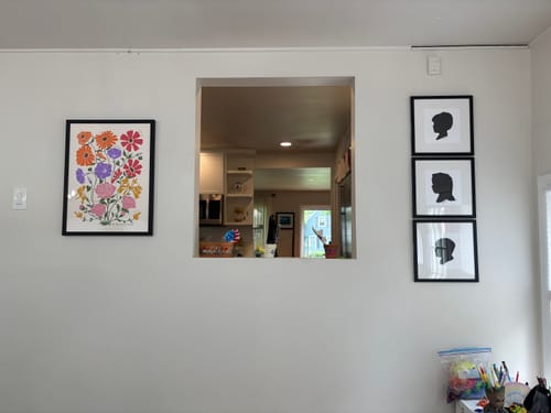 Customer photo review of 'In Bloom' Family Birth Flower Illustration