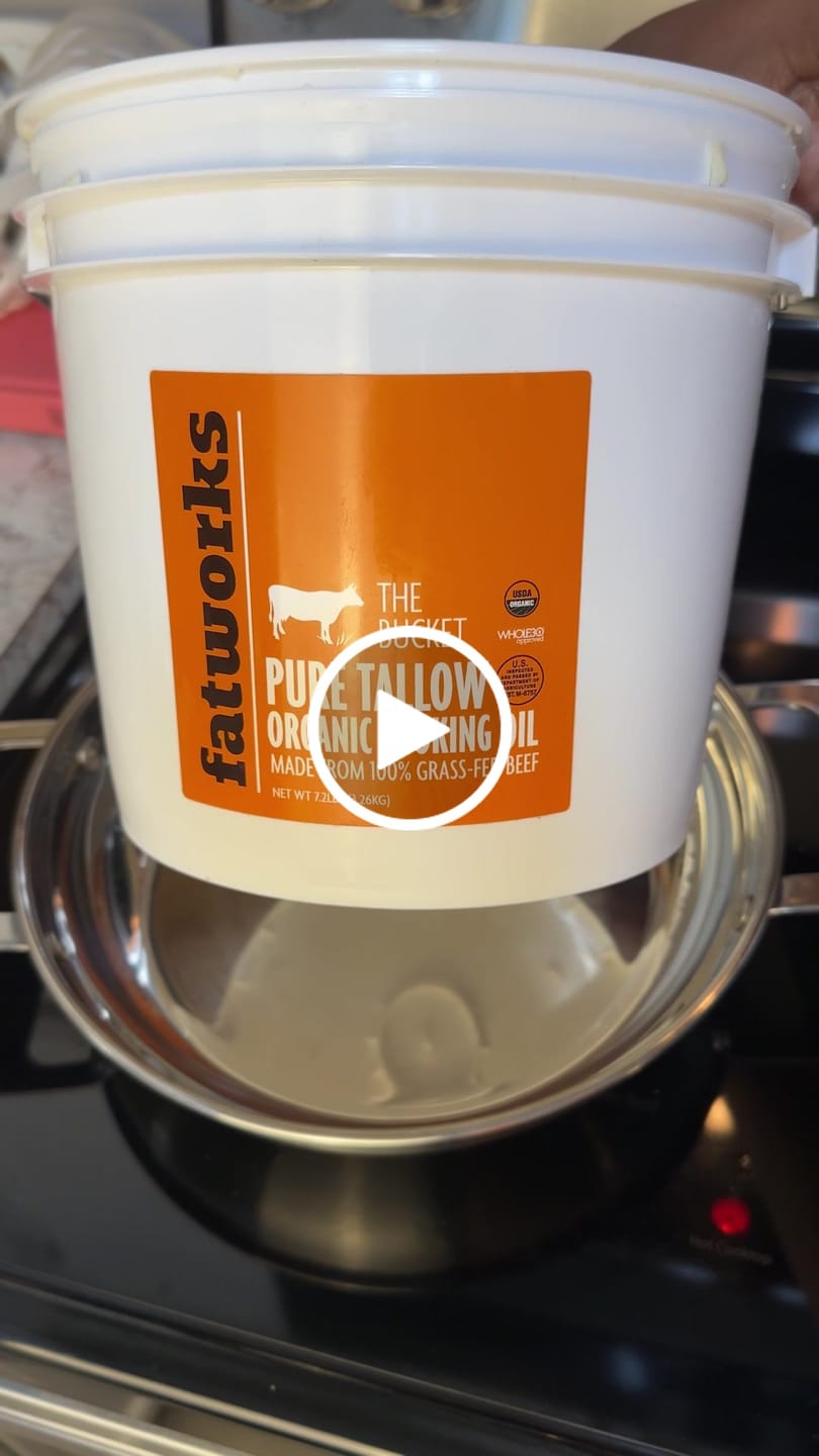 Customer video review of 1 Gallon Organic Grass-Fed Beef Tallow