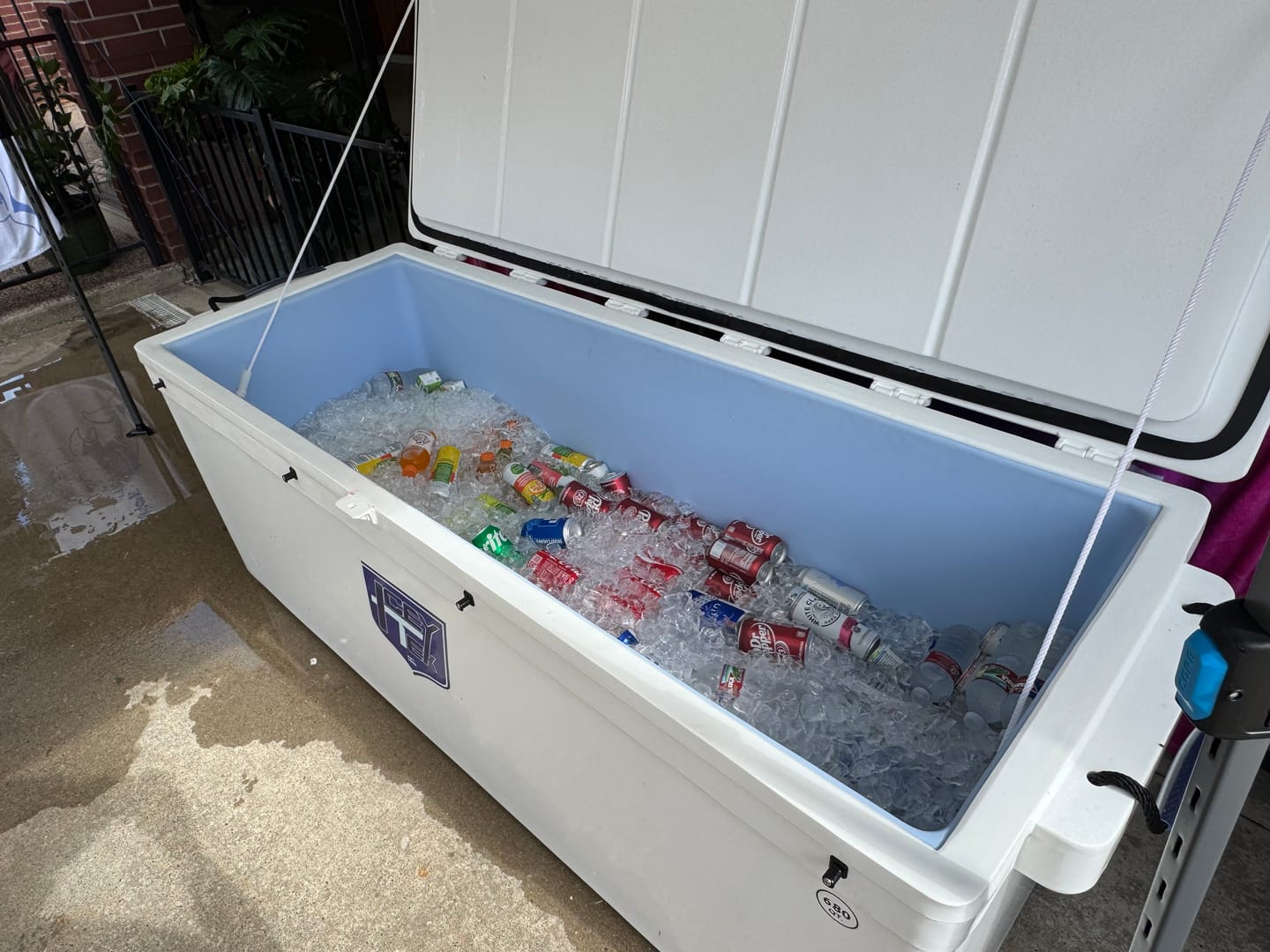 Customer photo review of ICEY-TEK 680 Quart Cooler "Coffin Cooler"