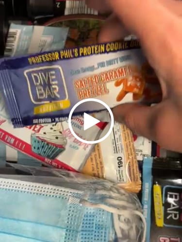 Customer video review of CLEARANCE Salted Caramel Pretzel - 5 bars