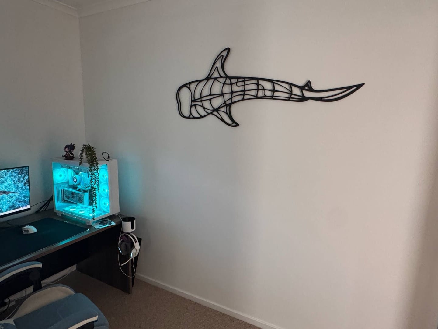 Customer photo review of Whale Shark - Metal Wall Art