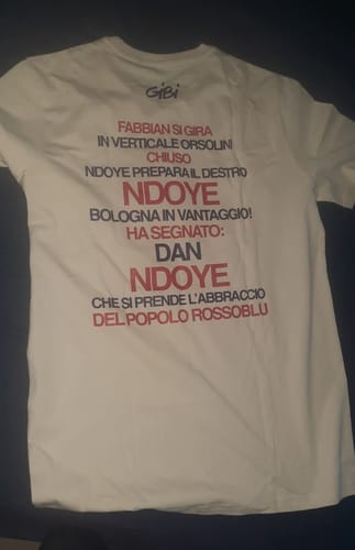 Marco C. review of T-Shirt HA SEGNATO NDOYE image 1 out of 1