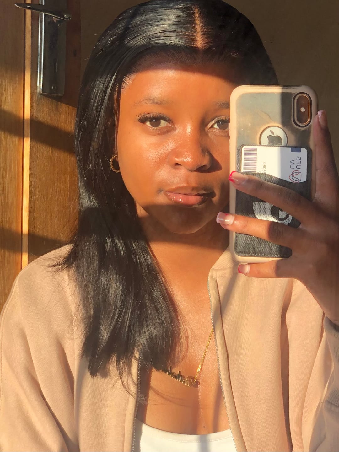 Customer photo review of Lace Full Frontal Raw Indian BoB Wigs