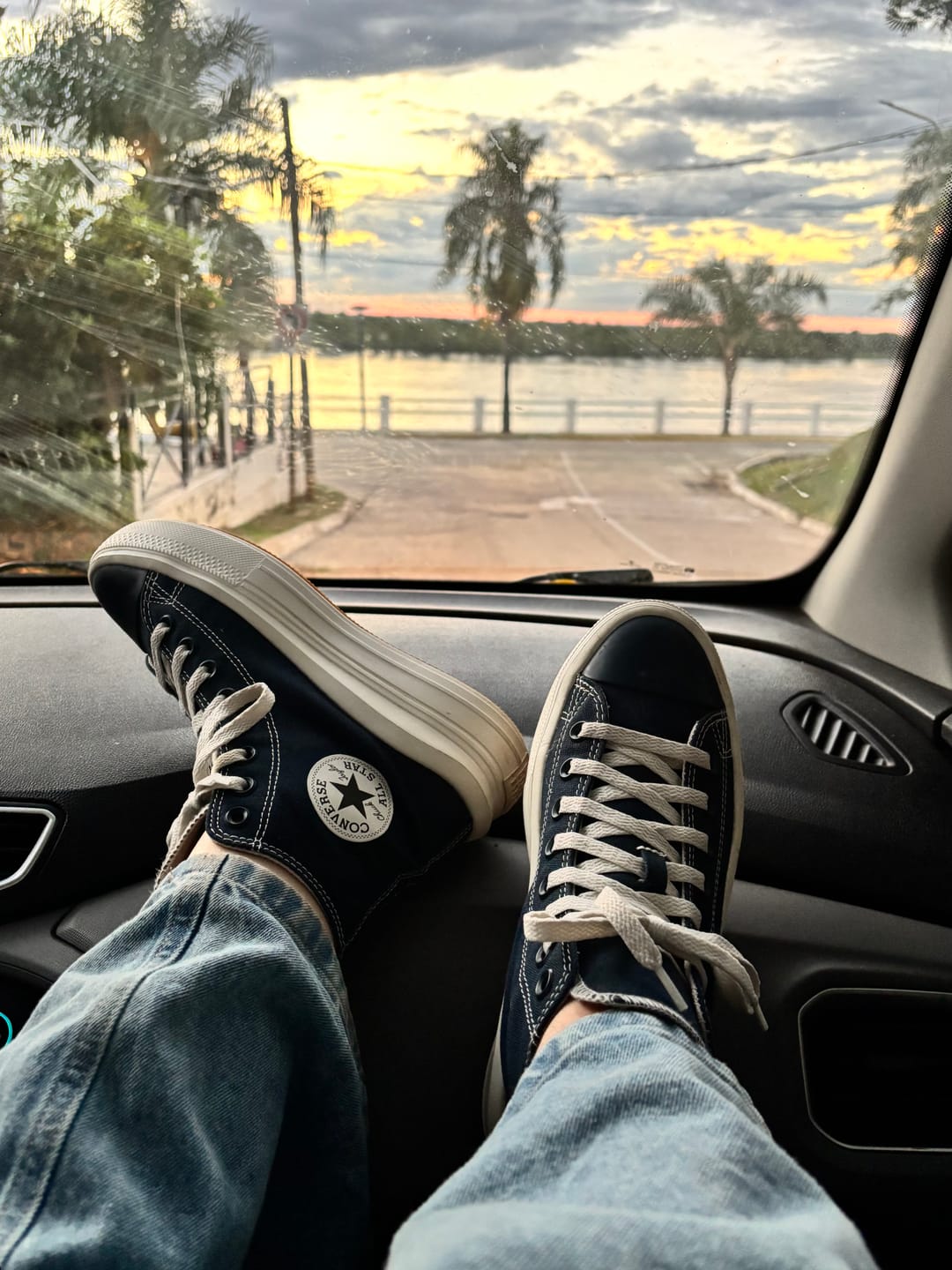 Customer photo review of Zapatillas Converse Chuck Taylor Move Hi Platform Azul Blanco