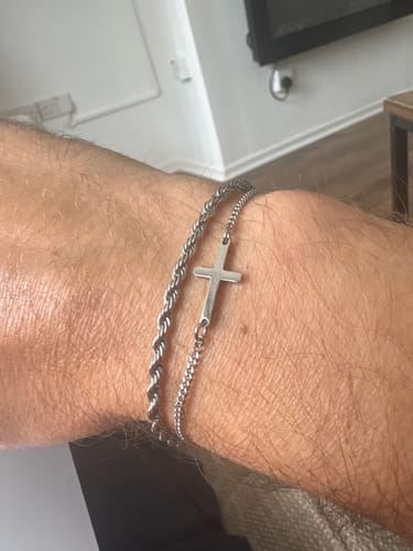 Customer photo review of CROSS BRACELET