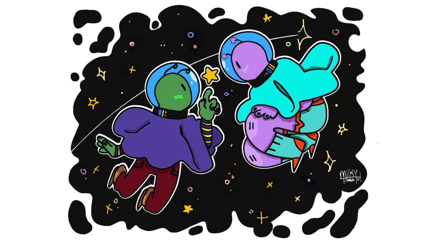 Customer photo review of Space Ghost Coloring Page PDF