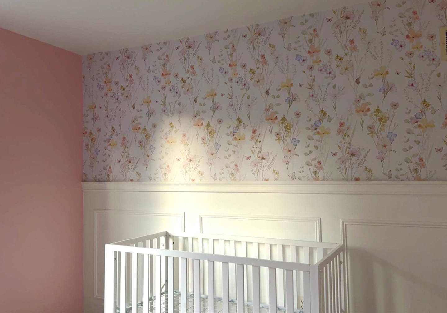 Customer photo review of Amelia Wildflower and Butterflies Wallpaper