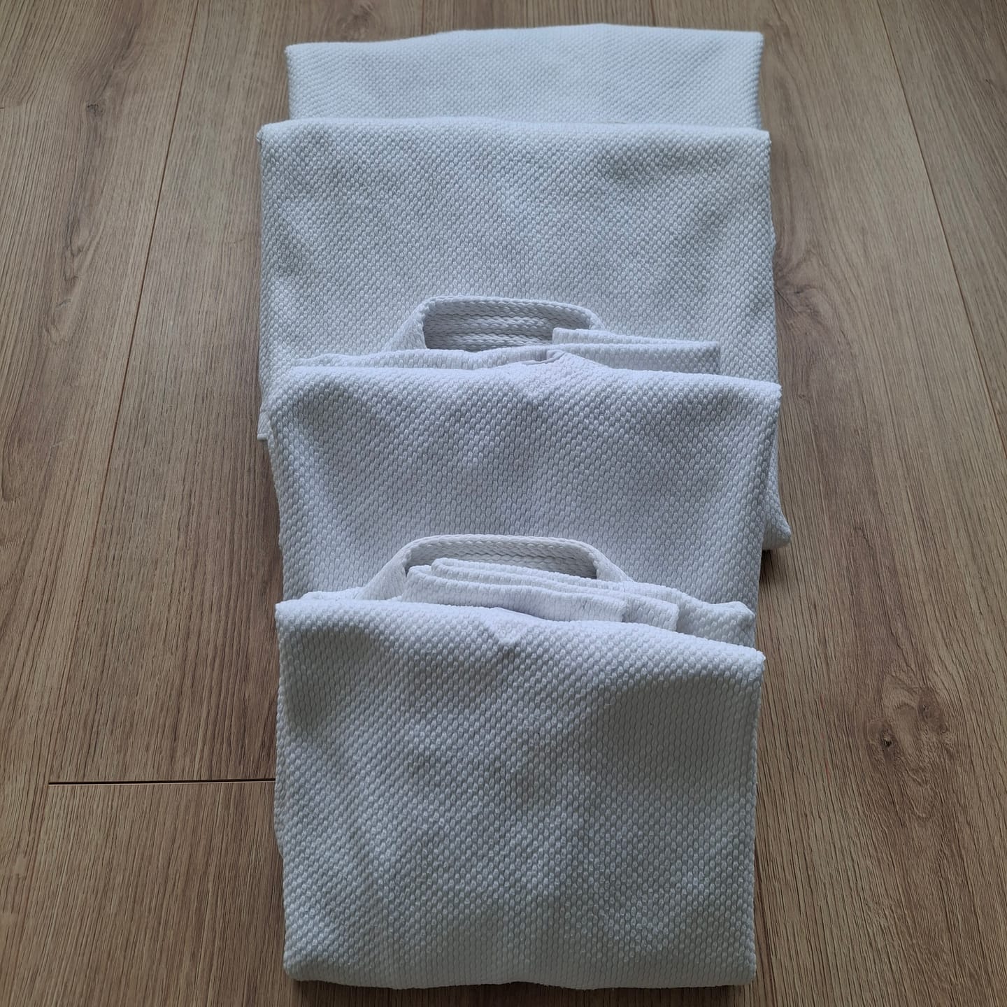 Customer photo review of KendoStar Essentials: WHITE Single Layer Cotton Kendogi