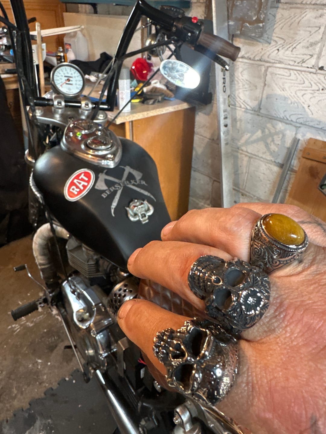 Customer photo review of ANCIENT SKULL.