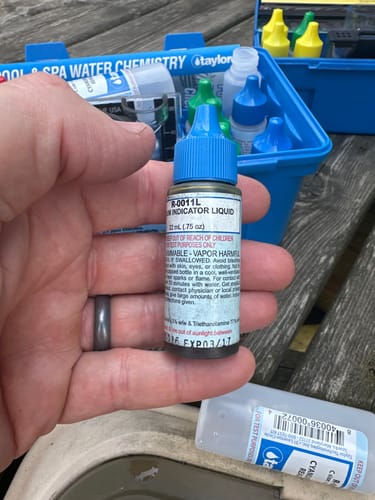 Customer photo review of Taylor calcium indicator, 0.75 oz - R-0011L-A