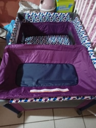 Customer photo review of Cuna Babideal Blossom II, color Morado