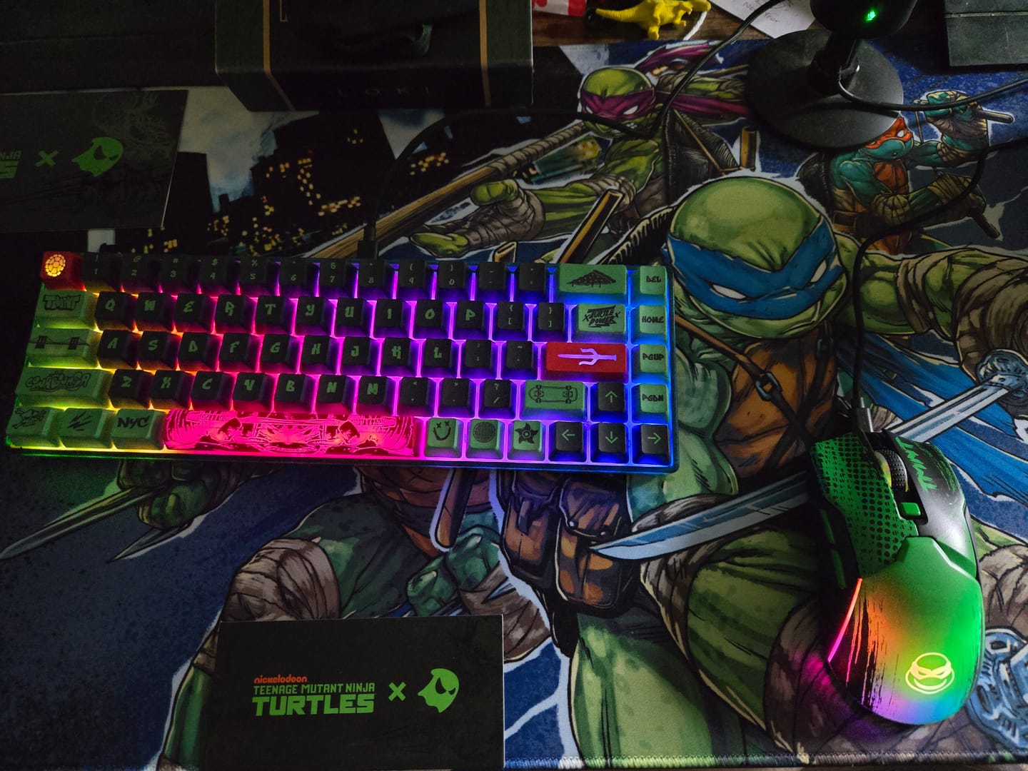 Customer photo review of Oni Deskpad - Teenage Mutant Ninja Turtles