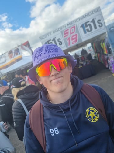 Customer photo review of Davey Todd x U&C Paddock Sunglasses