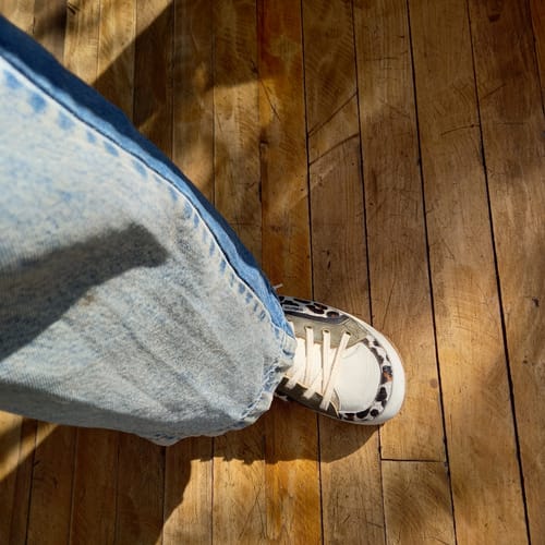 Customer photo review of Zapatilla B1. Print Pelo