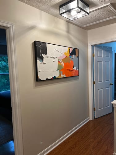 Customer review photo for Colorful Painting #CA160
