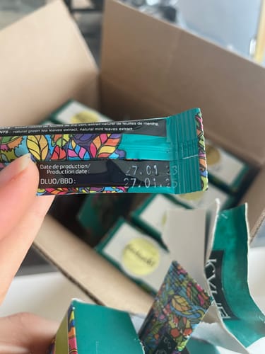 Customer photo review of Instant groene thee met munt zonder suiker - 60 stuks