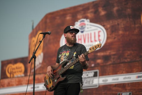 Customer photo review of Ricky Bobby Checkered Flag Collage Talladega Nights T-Shirt