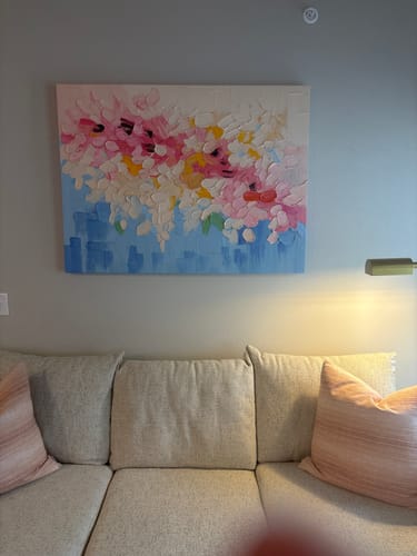 Customer review photo for COLORFUL PAINTING #CA129