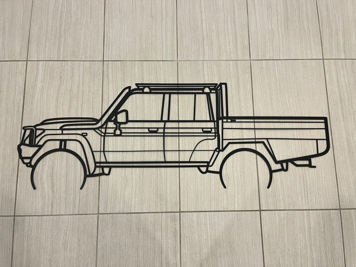 Customer photo review of Custom Car - Metal Wall Art