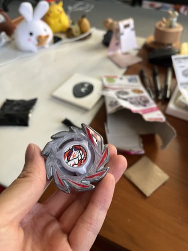 Customer photo review of [Pre-Order] Takara Tomy Beyblade X CX-06 FoxBrush J9-70GR Random Booster Select