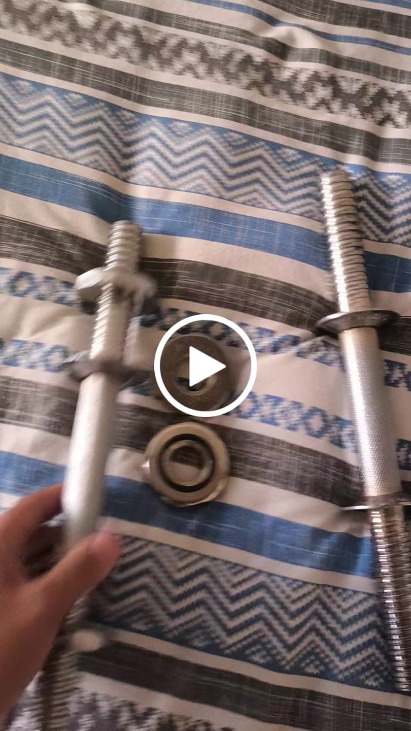 Customer video review of Halter Maciço 35Cm Cromado Com Rosca