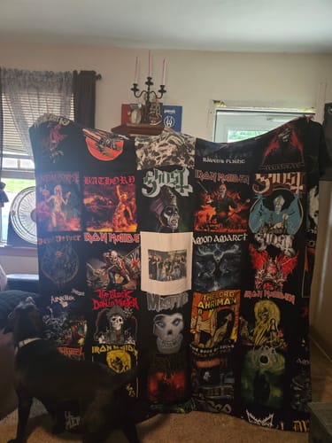 Customer photo review of Project Repat T-Shirt Quilt